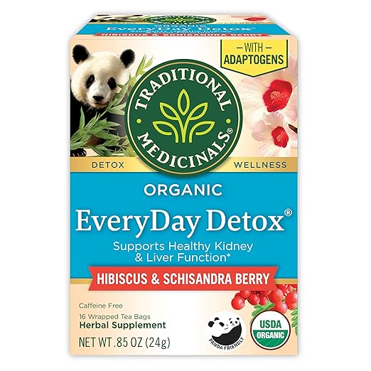 Traditional Medicinals Everyday Detox Herbal Tea Bags, 16 Ea